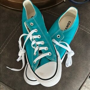Converse Turquoise Canvas Shoes